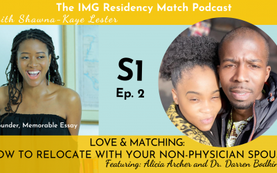 LOVE AND MATCHING: HOW TO RELOCATE WITH YOUR NON-PHYSICIAN SPOUSE